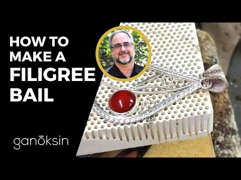 How To Make a Filigree Bail | Ganoksin [PREVIEW VIDEO]