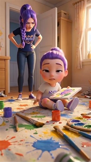 Little Rumi Painting with.......