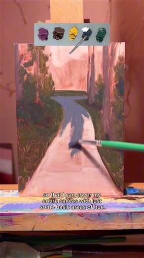 110K views · 3.4K reactions | Had so much fun putting the Fall 2025 Converse Color Palette to the test! How do y’all think it held up in an actual fall landscape painting? #Ad #painting #fall #autumn #landscape #landscape painting #converse #fallpalette | Miss Frizzle Art | Facebook