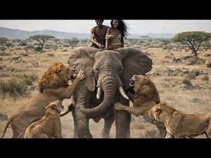 Life 2.1M Years Ago: Homo Erectus and Ancient Elephants vs Giant Lions – A Fight for Survival