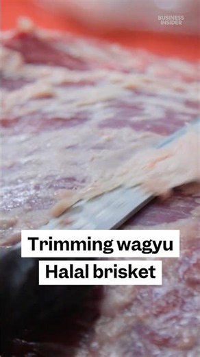 How this 20-pound #brisket ends up weighing just 6.4 pounds. #TexasBBQ #BBQ #halal #smallbusiness