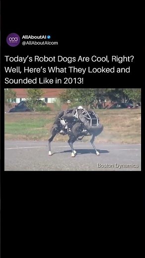 What The Quadruped Robots Looked and Sounded Like in 2013! Meet Wildcat!
