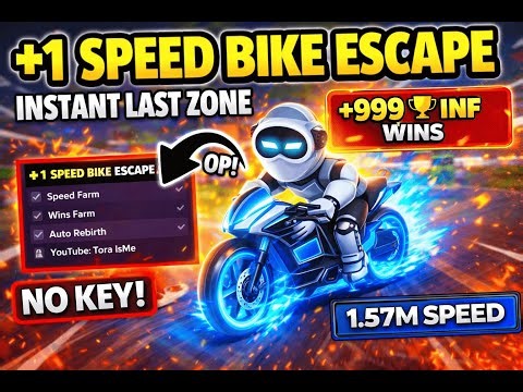 🏆+1 Speed Bike Escape Script – INSTANT LAST ZONE (NO KEY)
