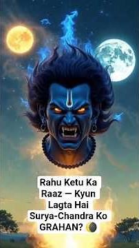 The Secret of Rahu and Ketu—Why do they eclipse the Sun and Moon? 🌘#rahuketu #eclipse #hindustant...