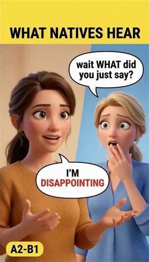 Stop Saying 'I'm Disappointing' — Common English Mistake (Learn English Grammar) A2-B1
