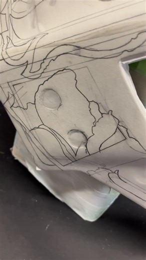 132K views · 1K reactions | Painting Markys AWAY mask Pt.2: Base Coats / Paper detail. Featuring the tattooed helping hands of 13ZED #nhlflames #NHL #airbrush #goalie #airbrushing #mask #calgary #goaliemask #goflamesgo #art #calgaryflames #painting #Hockey #paint #goaliemaskart #nhl #artist #hockey | JBo Airbrush | Facebook