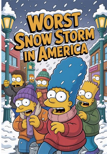 Simpsons Predict Worst Snowstorm in January 2025