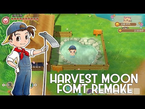Harvest Moon Remake - Story Of Seasons Friends Of Mineral Town Gameplay ALPOOT