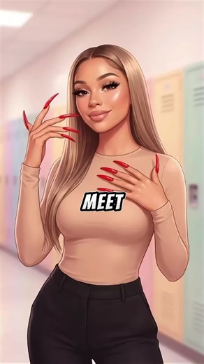 Meet Lexi the fake nail addict... #lexi #comedy #highschool #stereotype #nailart