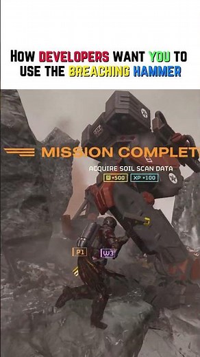Proper Way To Use The Breaching Hammer in Helldivers 2 #shorts