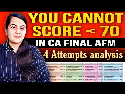 CA Final AFM 70+ Most Important Topics that Noone Knows Jan 26🔥 Past Paper Analysis |CA Learners