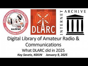 DLARC: updates from your favorite free online ham radio library ~ 01/28/2026