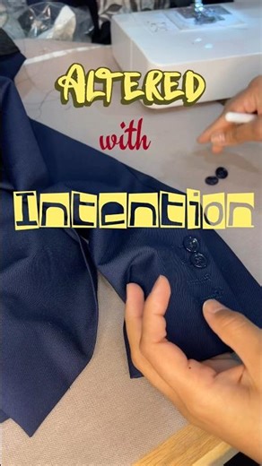 How to Shorten Suit Sleeves with Buttons | Functional Cuff Alteration (Prom Suit Fix)