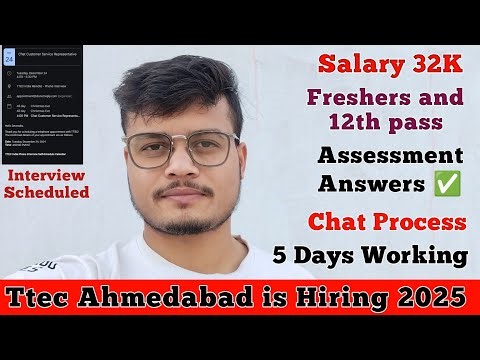 Ttec Ahmedabad is Hiring For Chat Customer Service Representative| Work from Home | Salary 32K |