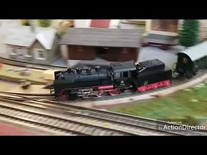 My Märklin HO vintage layout in the style of the 50's