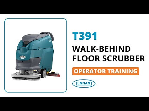 T391 Walk-Behind Scrubber | Operator Training Video | Tennant Company