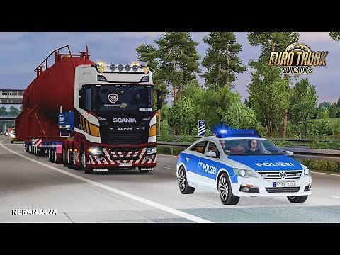 ETS 2 Mod | Special Transport Escort Police v1.1 [ETS2 v1.36]