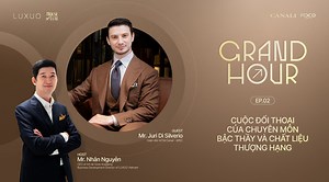 GRAND HOUR SEASON 6 | JURI DI SILVERIO - GIÁM ĐỐC CANALI MTM - APEC: CUỘC ĐỐI THOẠI CỦA CHUYÊN MÔN BẬC THẦY VÀ CHẤT LIỆU THƯỢNG HẠNG Điều gì giúp một thương hiệu hơn 90 năm tuổi như Canali vẫn chạm đến trái tim quý ông hiện đại, vượt qua mọi xu hướng thoáng qua của thời trang? Trong Grand Hour Season 6, Juri Di Silverio – Giám đốc mảng Made-to-Measure của Canali tại khu vực châu Á-Thái Bình Dương chia sẻ cách thương hiệu Ý này giữ vững tinh thần di sản nhưng không ngừng làm mới tủ đồ quý ông bằn