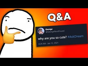 Dream does a Q&A on stream with GeorgeNotFound and Sapnap