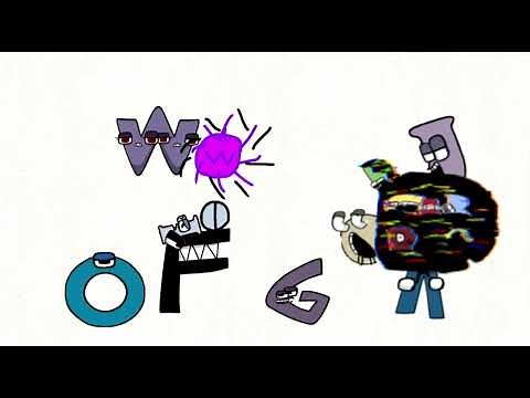 Alphabet lore vs pibby glitch (pibby lore)(fan made)