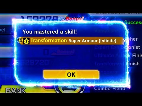 The Infinite Super Armour Glitch Build | Dragon Ball Xenoverse 2