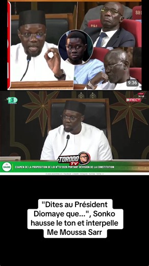 Réforme constitutionnelle : Sonko interpelle le Président Diomaye et Me Moussa Sarr