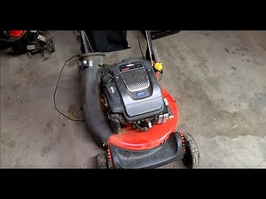SNAPPER Lawn Mower. Broken Starter Rope FIXED