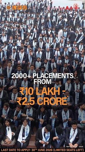 ₹2.5 Crore Package 😳 | LPU Placements 🔥