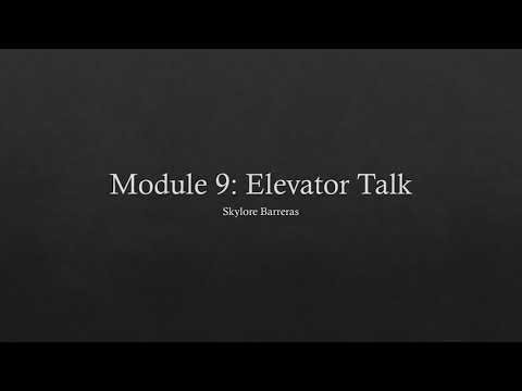 Mod9 Elevator Talk