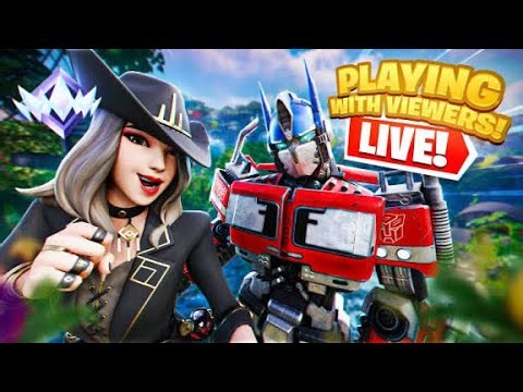 fortnite ranked live best countroller player playing with viewers
