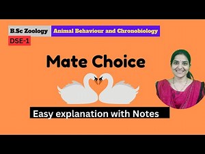 Mate Choice In Animal Behaviour B. Sc Zoology 5th Semester||#matechoice Intersexual selection.
