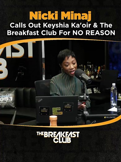 Nicki Minaj goes off on Keyshia Ka’ior and Gucci Mane after their interview with us and we don’t know why? Tap in to the latest w/ @lorenlorosa_iconic