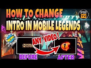 Tutorial on How to MAKE YOUR OWN Custom LOADING INTRO in Mobile Legends | Change ML INTRO | MLBB 💯%