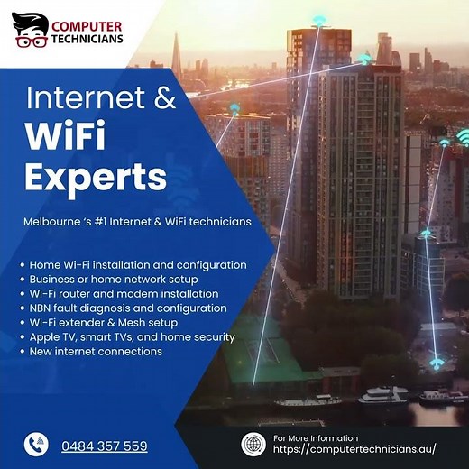 Melbourne's No #1 Internet & WiFi Technicians