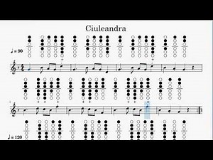 01 Ciuleandra - lecție pentru fluiere românești