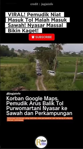VIRAL! Travelers Intending to Enter a Toll Road End Up in a Rice Field Instead! Massive Loss Shoc...