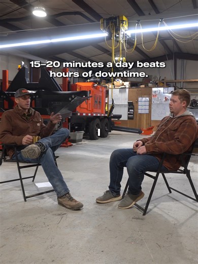 Maintenance on the TC-50 is simpler than you’d expect. Two quick checks. A few minutes. Back to work.