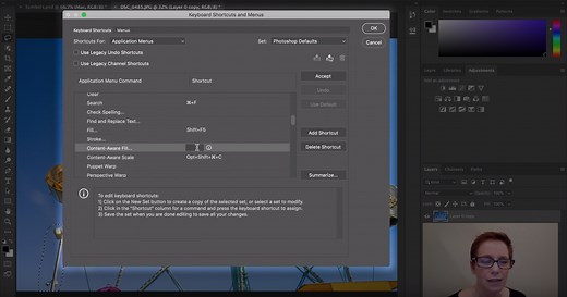 60 Second Tip: How to Create Custom Keyboard Shortcuts in Photoshop