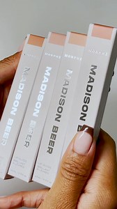 These irresistible shades, curated by singer/songwriter Madison Beer, feature full or sheer coverage, a smooth, buttery formula, and a brilliant, high-shine finish ⚡⚡⁣ ⁣ 🚀 Venus (rosewood) ⁣ ✨ Mercury (cool mauve) ⁣ ☄️ Mars (chai latte) ⁣ 🪐 Saturn (dusty pink nude)⁣ 💫 Jupiter (clear)⁣ #morphe #morphexmadisonbeer #lipgloss | Morphe