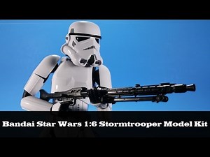 Bandai Star Wars 12-inch Stormtrooper Model Kit Build and Review