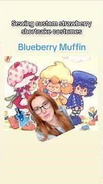 Sewing custom Halloween costumes inspired by strawberry shortcake