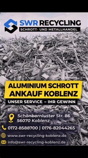 Schrotthandel in Koblenz: Kupfer, Messing & Mehr