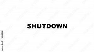 Shutdown power off system computer warning alert ideal for displaying system maintenance, critical errors, or a complete halt of operations across various digital interfaces.