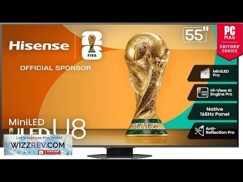 Hisense 55" Class U8 Mini LED ULED 4K UHD Google Smart TV (55U8QG