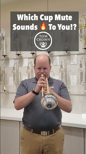 A cup mute can soften your trumpet and add some warmth! Which mute would you play on first?!