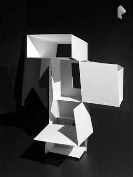 Abstract Architectural Model - 4 | Experiment with Light, Space, Volumes, & Shadows