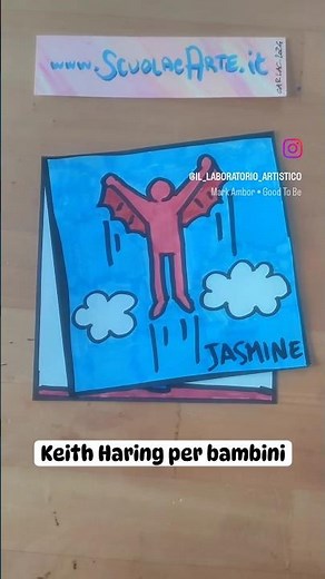Keith Haring per bambini. Solo su www.scuolaearte.it #scuolaprimaria #arteascuola