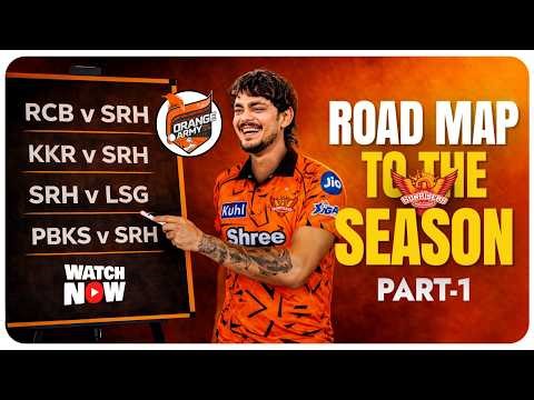 SRH Roadmap IPL 2026 Part 1 | Schedule, Pitch Conditions, Rivals (RCB, KKR, LSG, PBKS) & Challenges