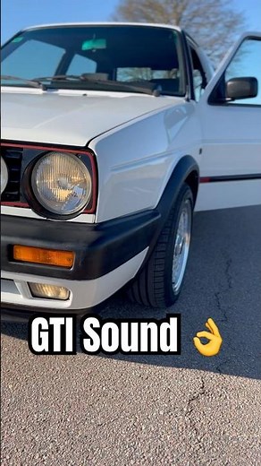 GTI Sound ➡️ MORE VW GOLF 2 GTI VIDEOS Volkswagen mk2 Classic Oldtimer #golfgti #golfmk2 #oldschool