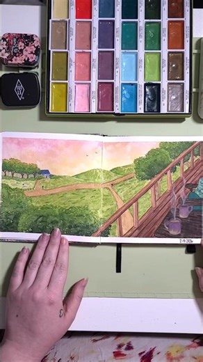 Watercolor Journal Flip Through